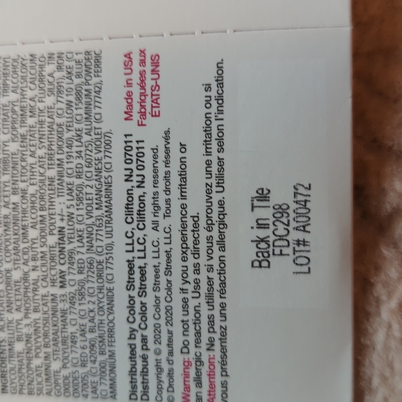 Stocking Stuffer! Color Street 100% Real Nail Polish Strips in Back In Tile - Picture 8 of 8